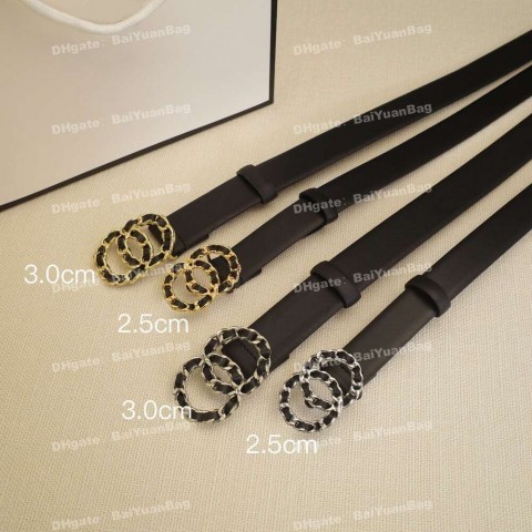 Luxury Vintage Letter Buckle Leather Belt for Unisex