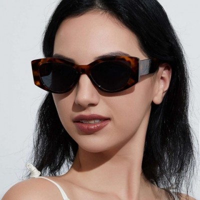 Frame Hawksbill Cat Eye Sunglasses - Trendy PC Lenses for Men & Women