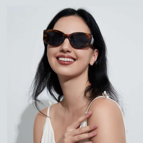 Frame Hawksbill Cat Eye Sunglasses - Trendy PC Lenses for Men & Women
