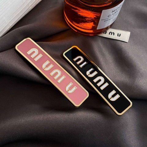 Barrettes Hair Clips for Women - New Luxury Letter Design with Alloy Clips