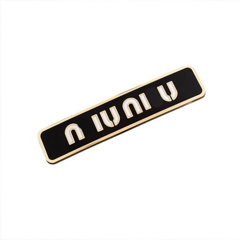 Barrettes Hair Clips for Women - New Luxury Letter Design with Alloy Clips