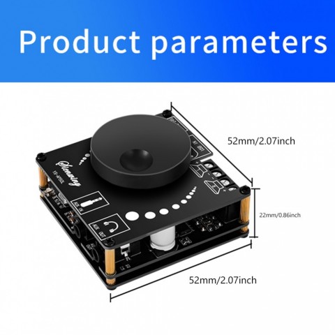 YS-AP50L Advanced Dual Channel Bluetooth Amplifier for Home Theater
