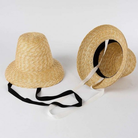 New Summer Women's High Top Lace-Up Versatile Straw Sun Hat