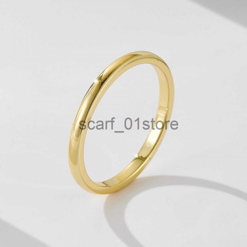 Peishang Women's Full Diamond S925 Sterling Silver Band Ring Set with Geometric Square Zircon Aperture