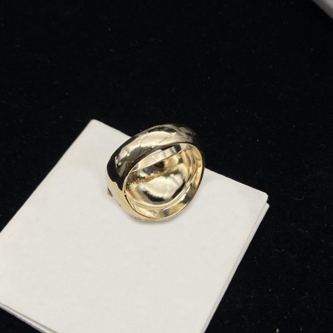 Brand_mask Exquisite Copper Wedding Ring with Small CZ Stones for Women