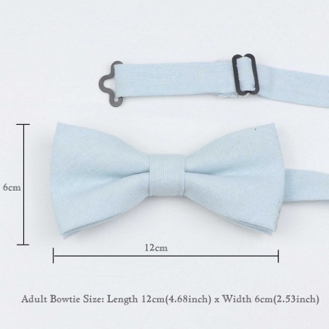 Luxury Bamboo Fiber Bow Tie for Men, Lavender Letter Print, Business Novelty Cravat X241109