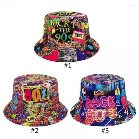 S1Y1 Unisex Fisherman Beret Bucket Hat for Jazz & Outdoor Activities