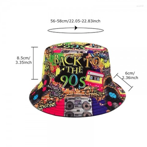 S1Y1 Unisex Fisherman Beret Bucket Hat for Jazz & Outdoor Activities