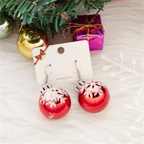 Resin Snowflake Star Light Dangle Earrings