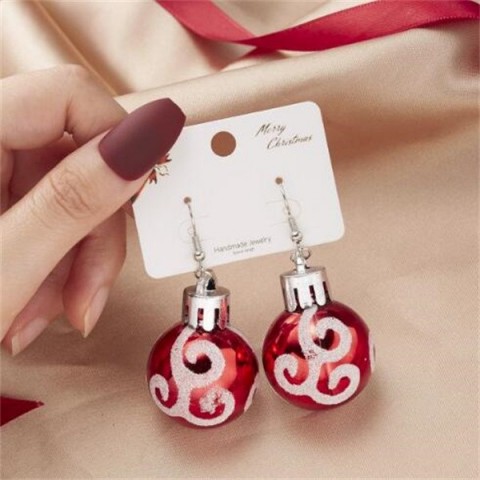 Resin Snowflake Star Light Dangle Earrings