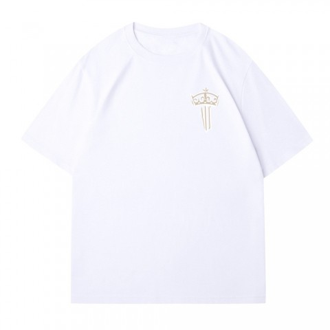 AM Designer Men's Breathable Cotton Crew Neck Short Sleeve T-Shirts