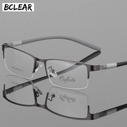 BCLEAR Men's Stylish Clear Lens Prescription Eyeglasses Frame