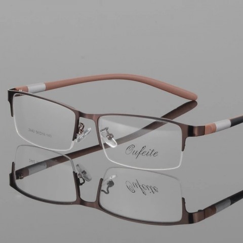 BCLEAR Men's Stylish Clear Lens Prescription Eyeglasses Frame