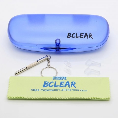 BCLEAR Men's Stylish Clear Lens Prescription Eyeglasses Frame