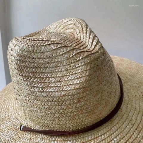 Wide Brim Straw Sun Hat for Women - 2025 Fashionable Beach Hat