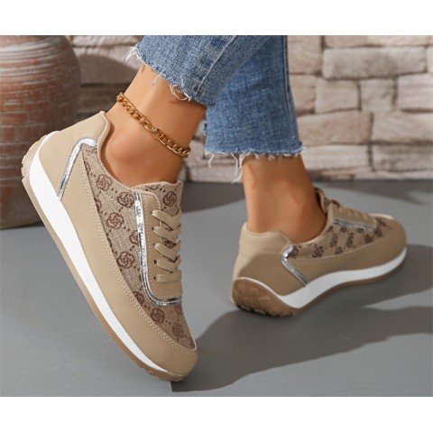 Luxury Flower Lace-Up Hiking Shoes for Women 2025