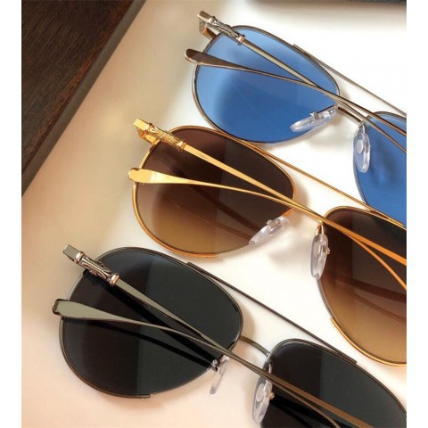 New Fashion Steppe Pilot Men's UV400 Protective Alloy Frame Sunglasses