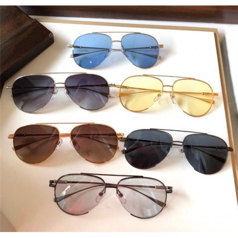 New Fashion Steppe Pilot Men's UV400 Protective Alloy Frame Sunglasses