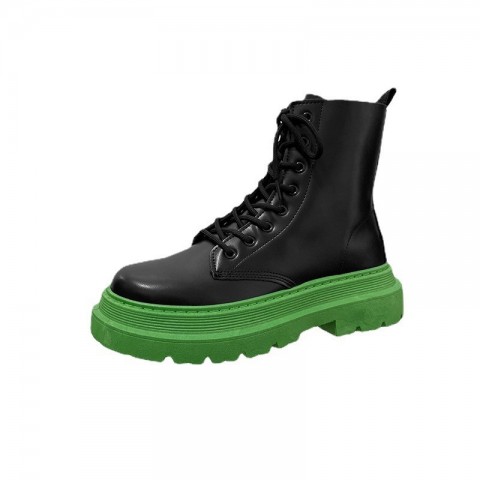 2024 Fall Winter Men's Stylish Martin Boots - Comfortable High Top Leather Snow Shoes
