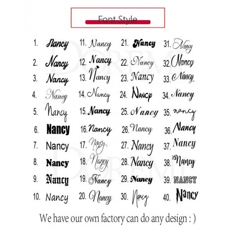 Customizable DOREMI Name Hoop Earrings & Necklace Set Heart Bamboo Design 3MM Cuban Chain
