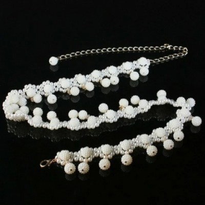 Ladies Fashion Pearl Waist Chain Beads Belt for Daily Wear & Weddings