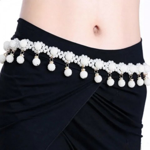 Ladies Fashion Pearl Waist Chain Beads Belt for Daily Wear & Weddings
