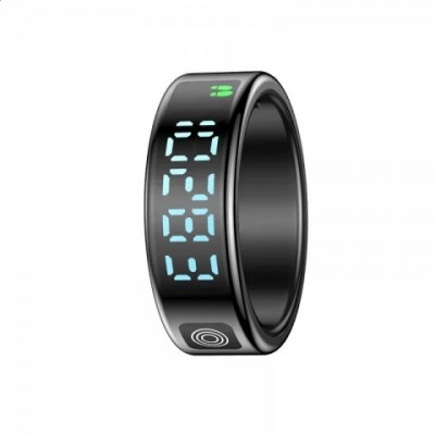 Smart Waterproof Heart Rate Monitor Ring for Men and Women - Multi-Function Fitness Tracker