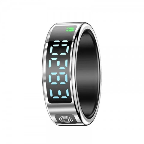 Smart Waterproof Heart Rate Monitor Ring for Men and Women - Multi-Function Fitness Tracker