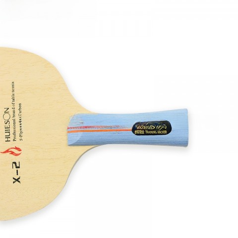 Huisheng Carbon X-2 5-Layer Pure Wood Table Tennis Racket with Carbon Fiber