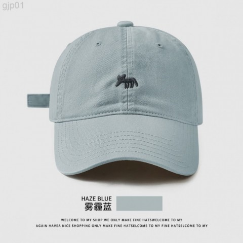 Designers Embroidered Little Fox Ball Cap 2024 New Mens and Womens Wide Brim Sun Hat