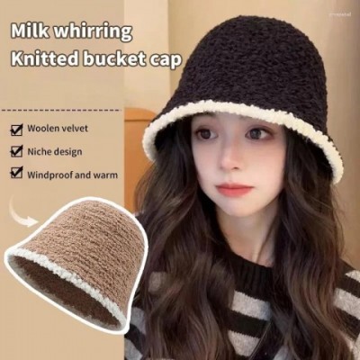Wide Brim Winter Knit Hat for Women - Fashionable & Warm