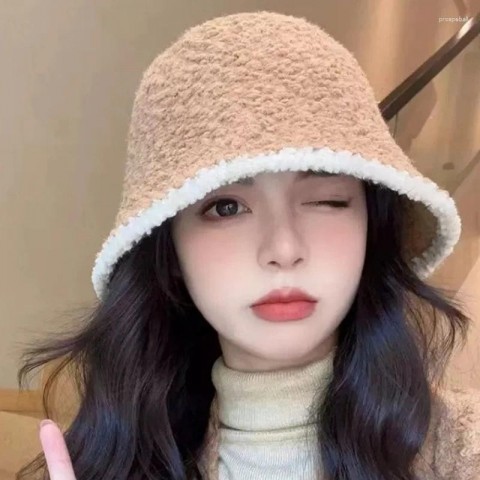 Wide Brim Winter Knit Hat for Women - Fashionable & Warm