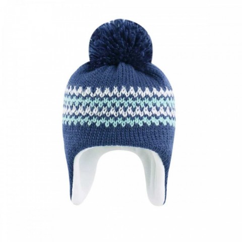 Connectyle Boys Girls Skull Beanie Hat - Soft Warm Winter Headwear with Earflaps