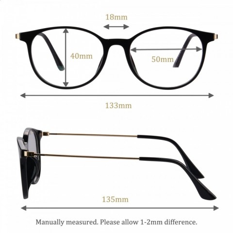 Blue Light Blocking Adumbral PC Frame Glasses for Women - Orange & Yellow Lenses