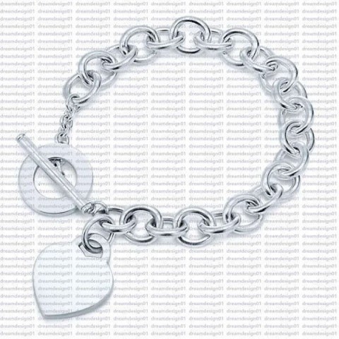 Other Women's Classic Heart Titanium Bracelet with White Cubic Zirconia