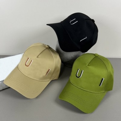 Baseball Cap with Custom Letter Embroidery for Unisex - Luxury Fitted Hat in Green