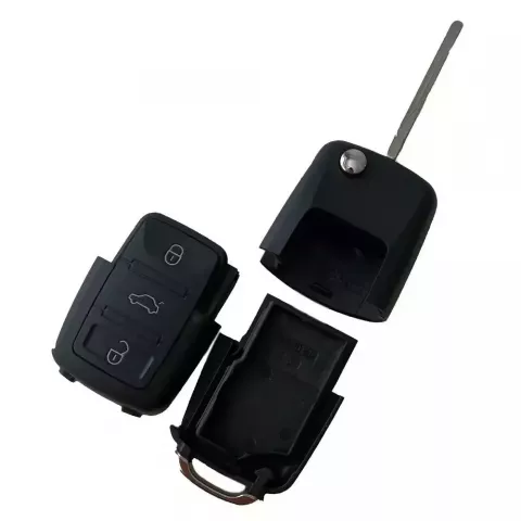 Secreto Car Remote Key Storage Box - Durable Metal Keychain with Secret Compartments for Men