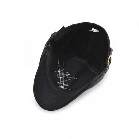 TOHUIYAN Unisex Vintage Cotton Newsboy Caps with Adjustable Strap