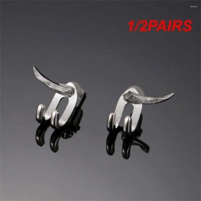 Stainless Steel Classic Stud Earrings for Men - Durable Punk Jewelry