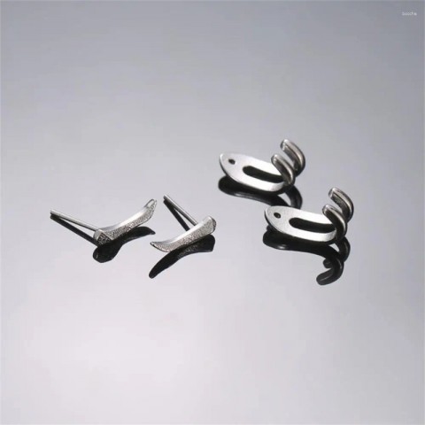 Stainless Steel Classic Stud Earrings for Men - Durable Punk Jewelry