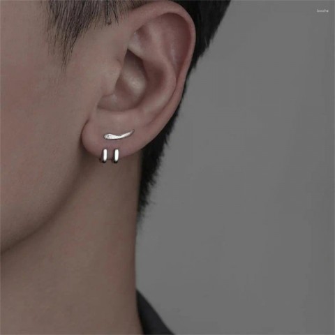 Stainless Steel Classic Stud Earrings for Men - Durable Punk Jewelry