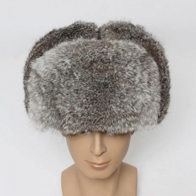 Russian Men's Genuine Fur Beret Hat - Warm and Stylish