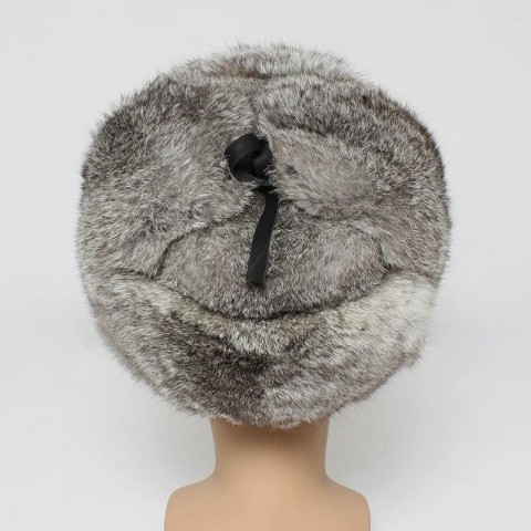 Russian Men's Genuine Fur Beret Hat - Warm and Stylish