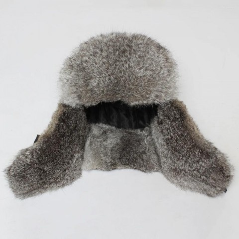 Russian Men's Genuine Fur Beret Hat - Warm and Stylish