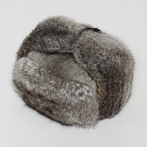 Russian Men's Genuine Fur Beret Hat - Warm and Stylish