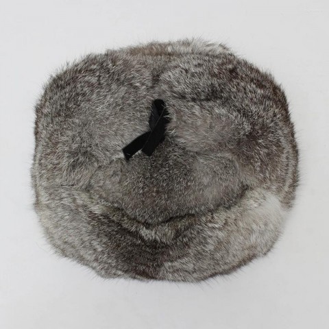 Russian Men's Genuine Fur Beret Hat - Warm and Stylish
