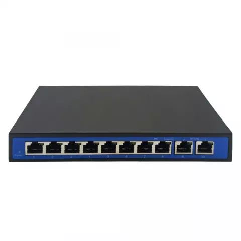 Anjielosmart 4-Port 10/100M Ethernet Uplink POE Switch for IP Video Door Phone Intercom