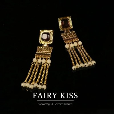 Small Exquisite Tassel Earrings for Women - Fashionable Commute Accessory 250103