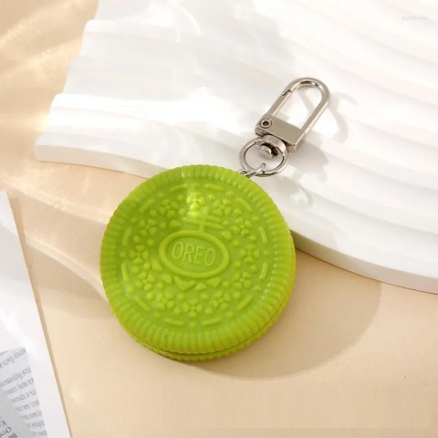 Biscuit Sandwich Keychain for Boys - Simulation Modeling Key Pendant