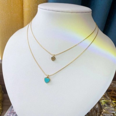 Elegant Heart Pearl Pendant Necklace for Women